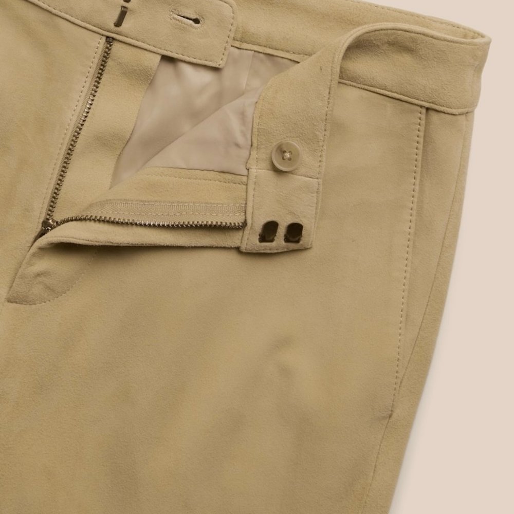 BANANA REPUBLIC  Heritage Bootcut Suede Pant - Picture 4 of 5